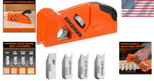 Load image into Gallery viewer, Smooth Edge Chamfer Plane with 4 Interchangeable Blades for Woodworking