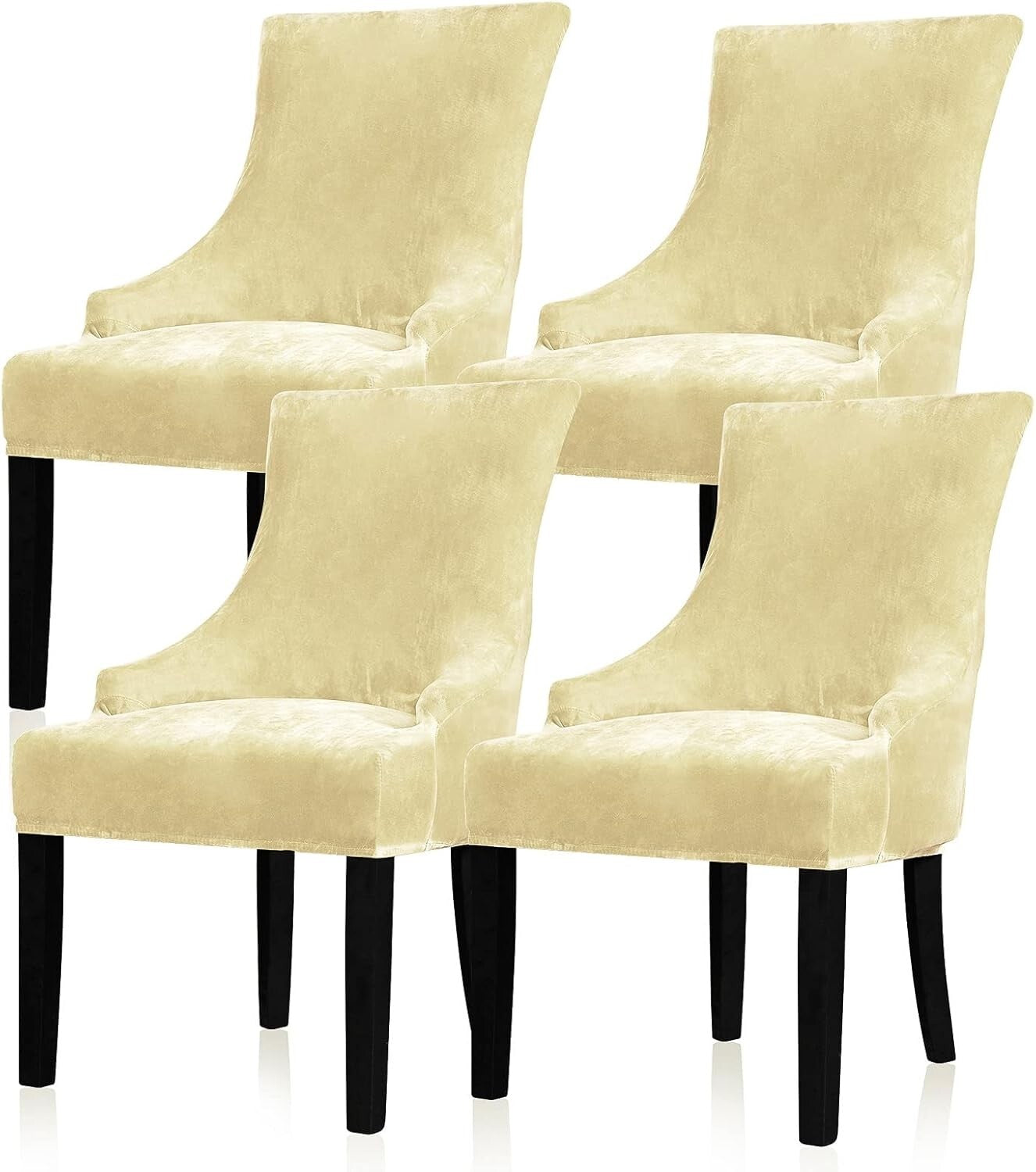High-Quality Velvet Slipcovers for Wingback Chairs - Stain & Scratch Resistant