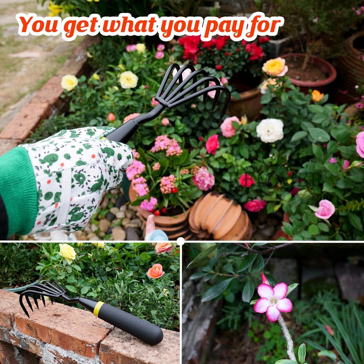 Ultimate 5-in-1 Gardening Tool Set - Precision Engineered Stainless Steel