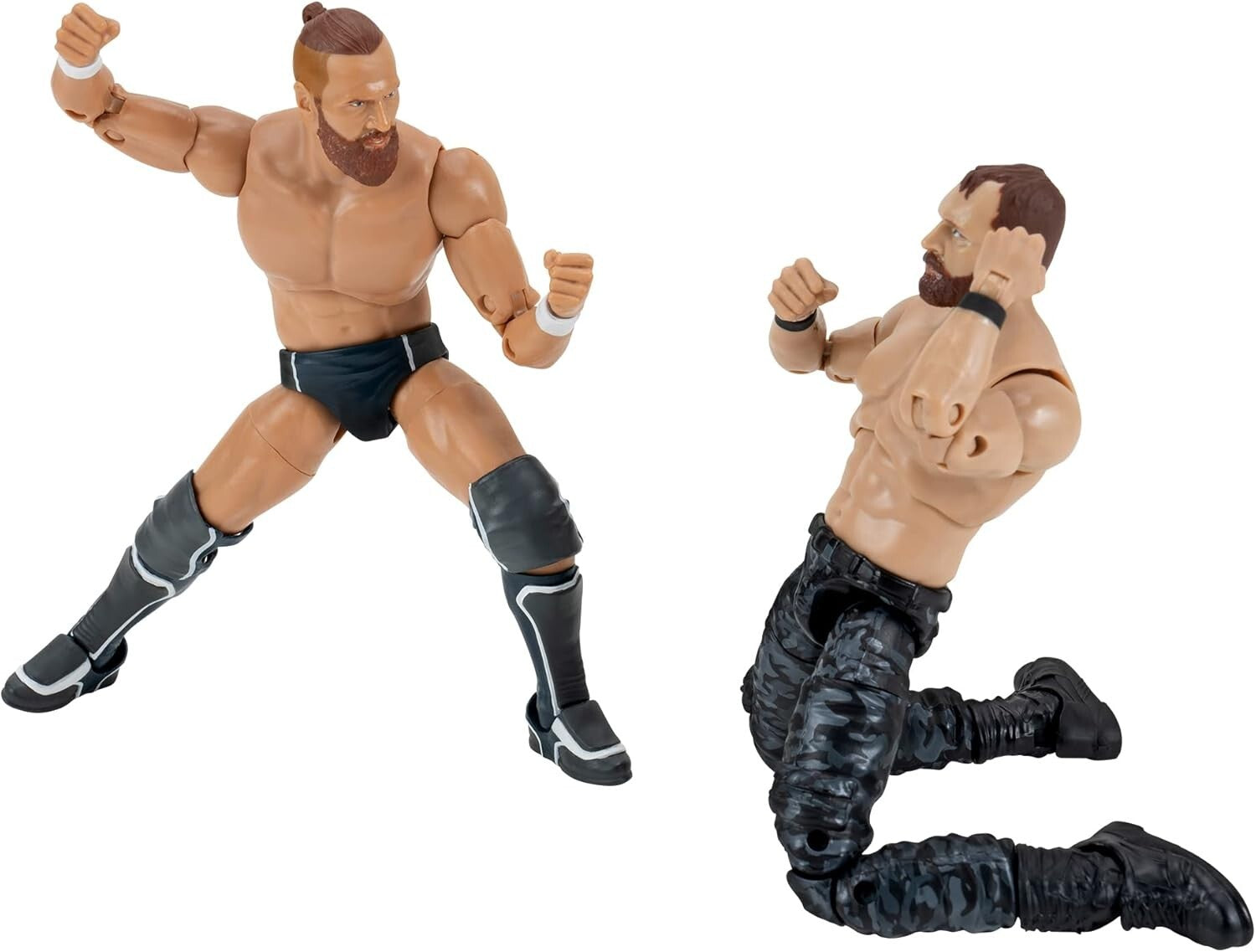 6-Inch AEW Unrivaled Jon Moxley and Bryan Danielson Figures with Alternate Hands