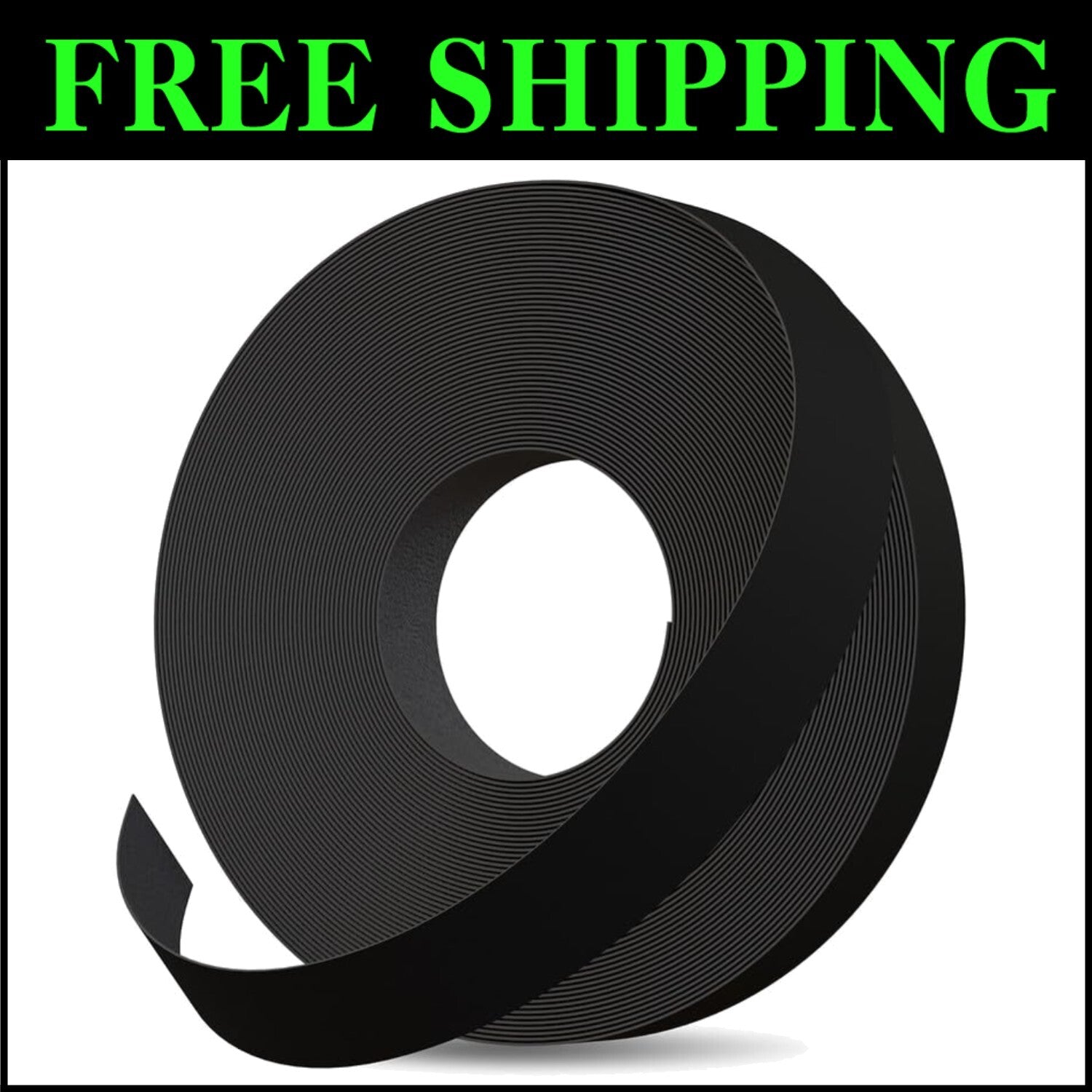 Premium Black Melamine 2'' x 50' Iron-On Edge Banding for DIY Furniture Projects