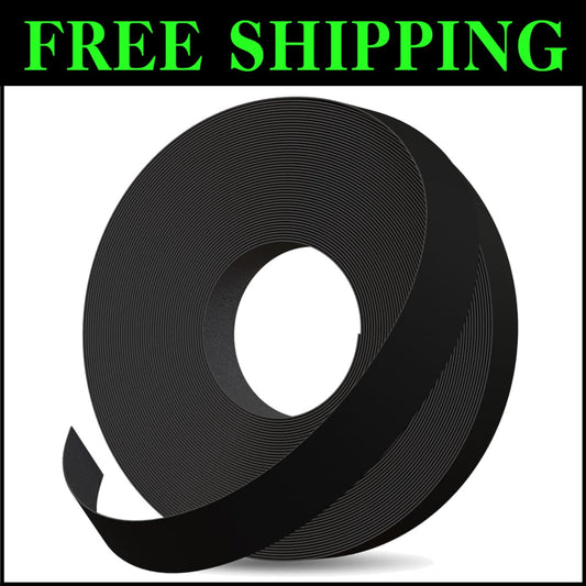 Premium Black Melamine 2'' x 50' Iron-On Edge Banding for DIY Furniture Projects