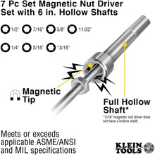 Load image into Gallery viewer, American-Made 7-Piece Magnetic Nut Driver Set - Ideal for HVAC and Electrical