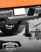 Load image into Gallery viewer, Aluminum Tow Hitch with 10" Adjustable Drop/Rise &amp; Silencer Pads Included