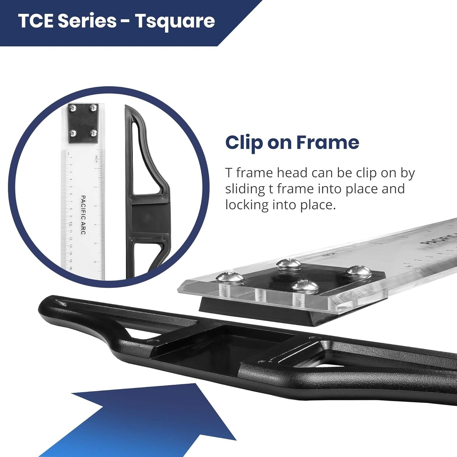 Transparent Acrylic T Square 36-Inch - Ideal for Accurate Technical Drawings