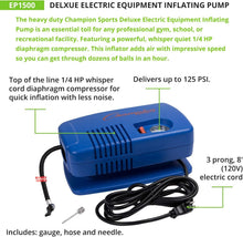 Load image into Gallery viewer, Portable Electric Air Pump - Ideal for Quick Inflation of Soccer &amp; Football