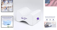 Load image into Gallery viewer, Hypoallergenic Memory Foam Knee Pillow - Alleviate Back Pain &amp; Enhance Sleep