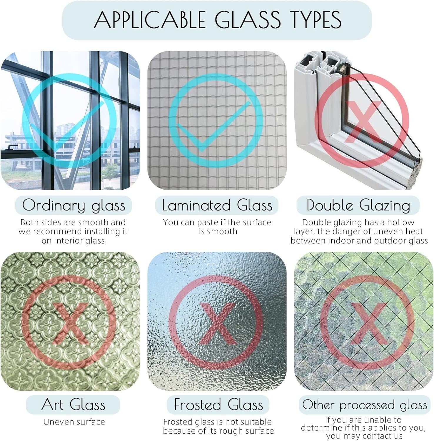 Daytime Privacy and Sun Blocking Window Tint - Reflective Film, 35.4'' x 393.7''