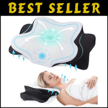 Load image into Gallery viewer, Cervical Memory Foam Pillow - Ergonomic Neck &amp; Shoulder Support for All Sleepers
