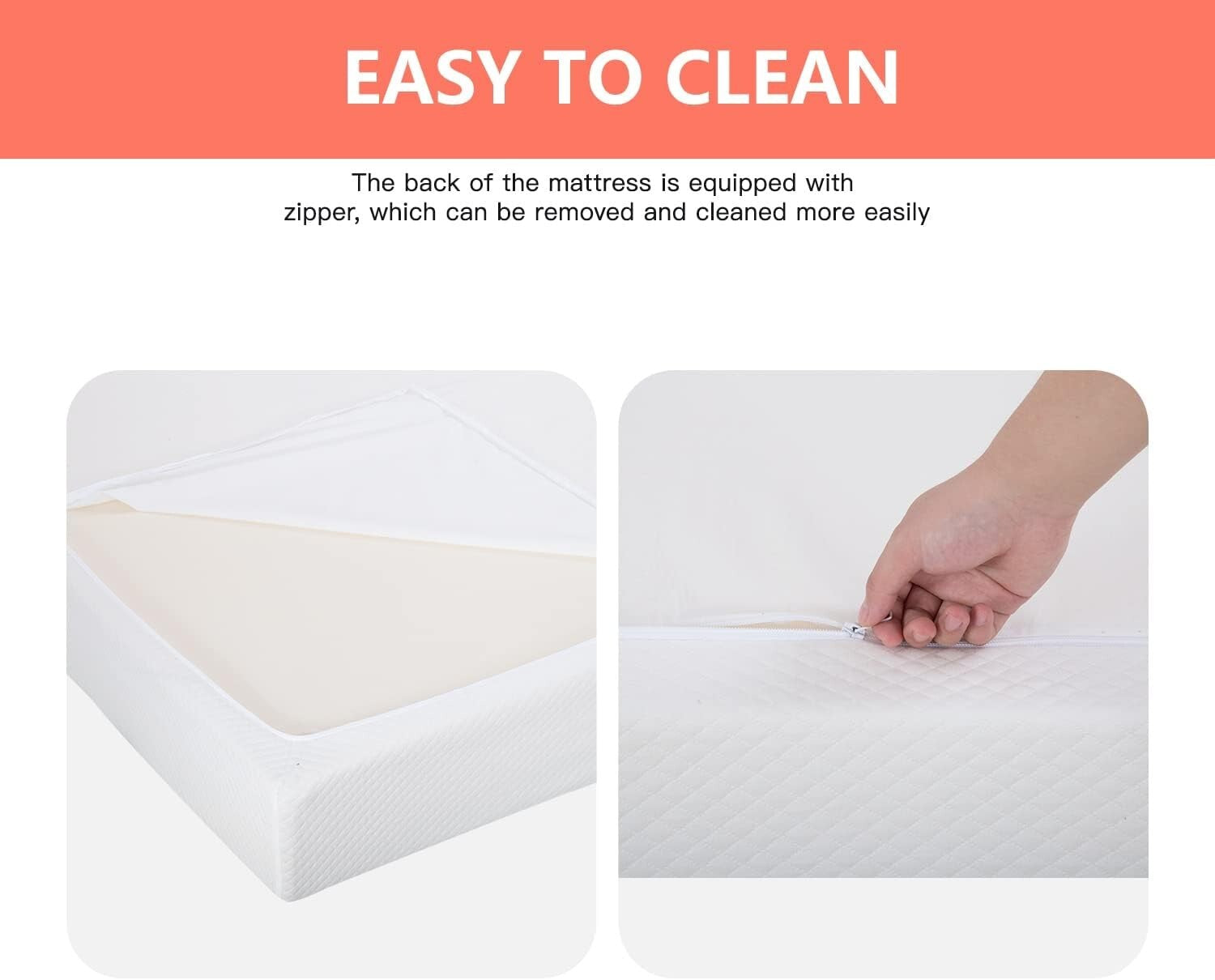 Pressure Relieving & Breathable Gel Memory Foam Mattress - Full, 5-Inch Comfort