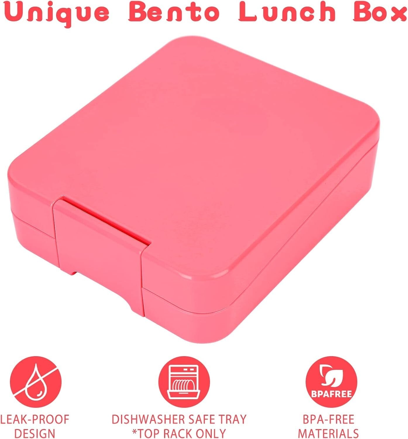 4-Compartment Kids Bento Box with Matching Insulated Lunch Bag & Soup Jar