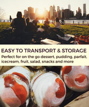 Load image into Gallery viewer, Sturdy 9 oz Clear Disposable Cups with Lids for Ice Cream &amp; Desserts - 200 Count