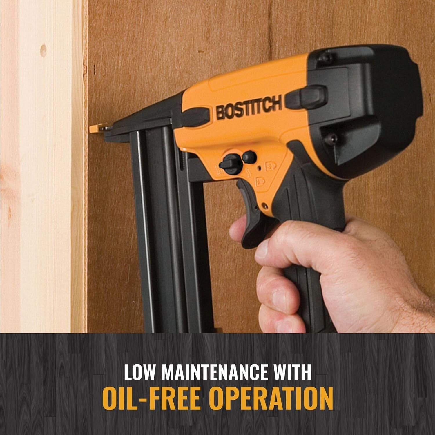 Versatile 18-Gauge Narrow Crown Stapler Kit - Oil-Free & Lightweight Design