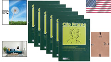 Load image into Gallery viewer, 6-Pack Modern Low-Profile Clip Frames - 9x12 Minimalist Picture Frames