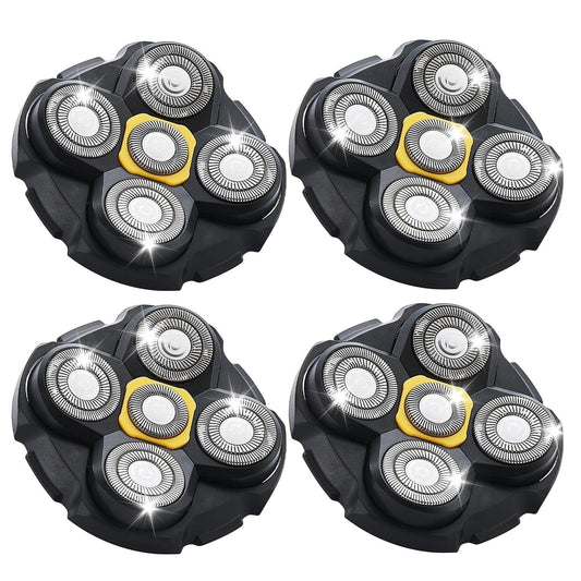 4-Pack Shaver Replacement Heads for MicroTouch Titanium - Gentle & Efficient