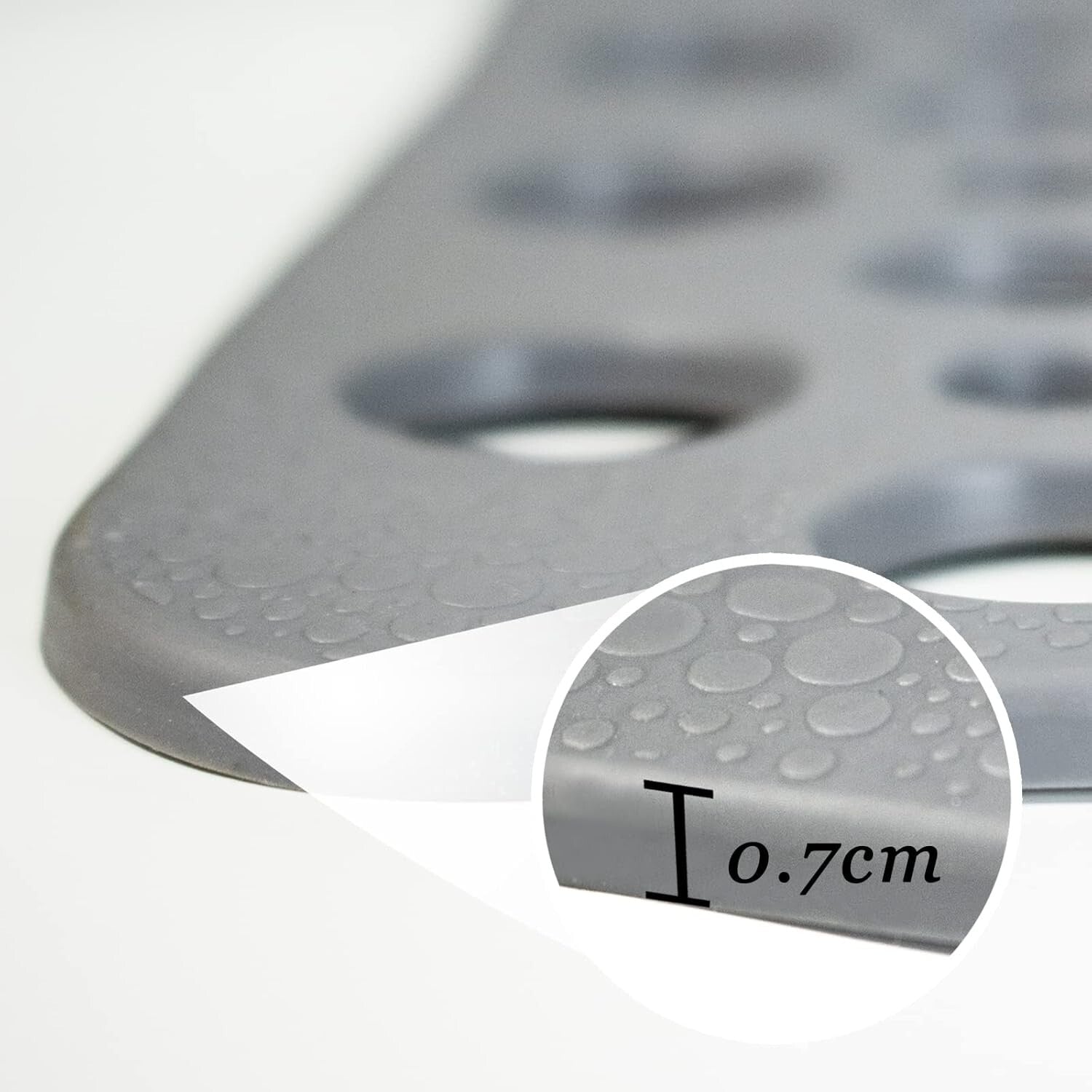 Comfortable Oversized Anti-Slip Shower Mat - 47x32 Inches for Ultimate Safety