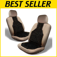 Load image into Gallery viewer, Ventilated Beaded Seat Cushion with Gentle Massage - Perfect for Cars &amp; Offices
