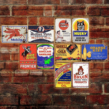 Load image into Gallery viewer, Nostalgic 35-Piece Metal Sign Collection for Kitchen, Bar, and Garage