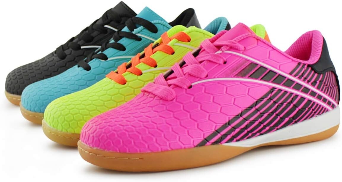 Durable Little Kid Soccer Shoes - Micro-Textured for Optimal Ball Control