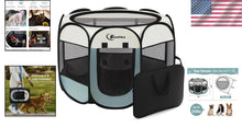 Load image into Gallery viewer, Foldable Pop Up Pet Playpen, Indoor/Outdoor Use - Ideal for Dogs &amp; Small Animals