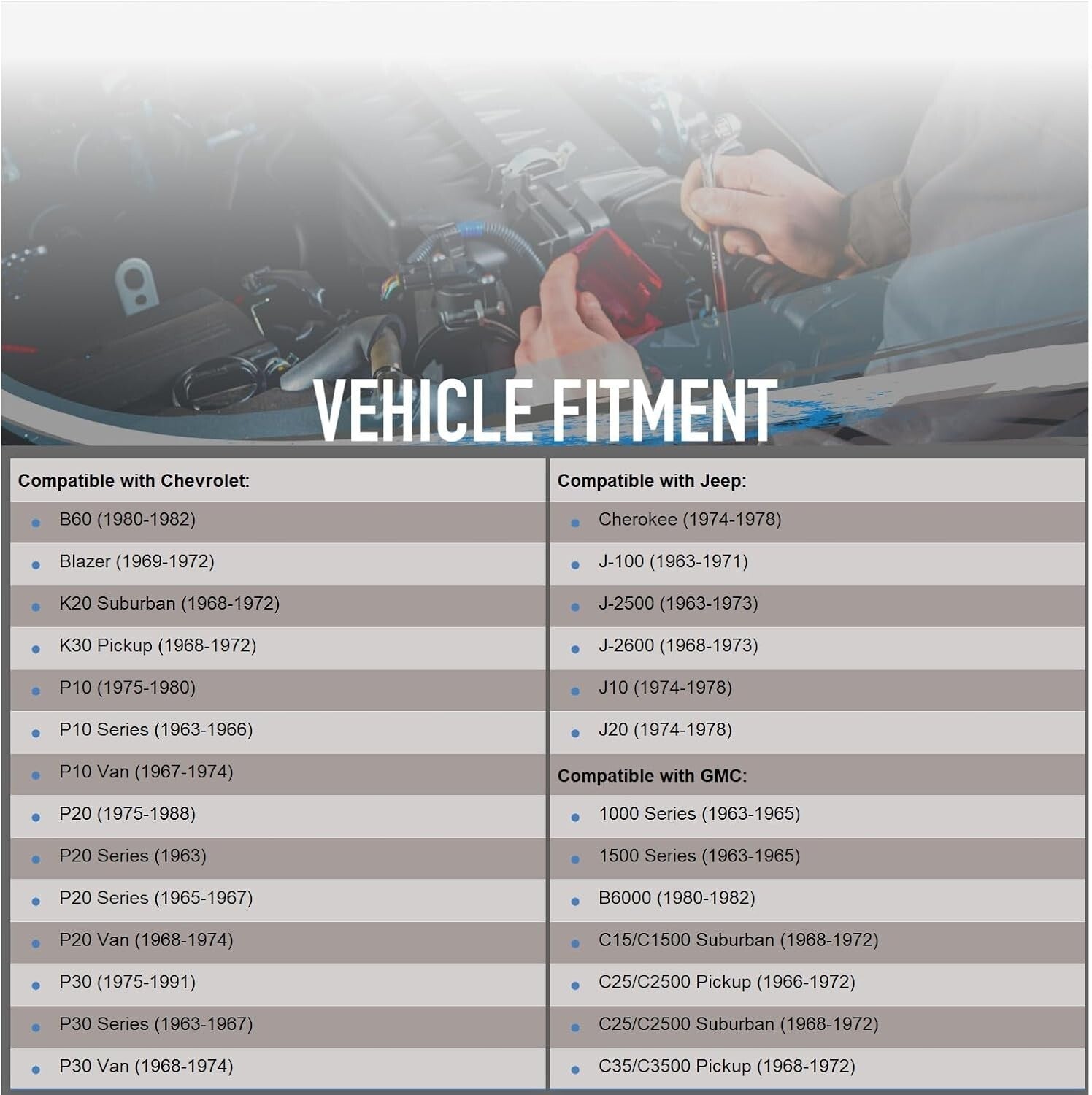 Lightweight Front Windshield Compatible with Chevrolet & GMC Models 1963-1991