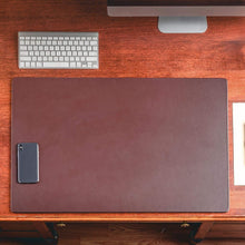 Load image into Gallery viewer, Premium Leather Desk Mat 30" x 19" - Elegant Surface Protector for Offices