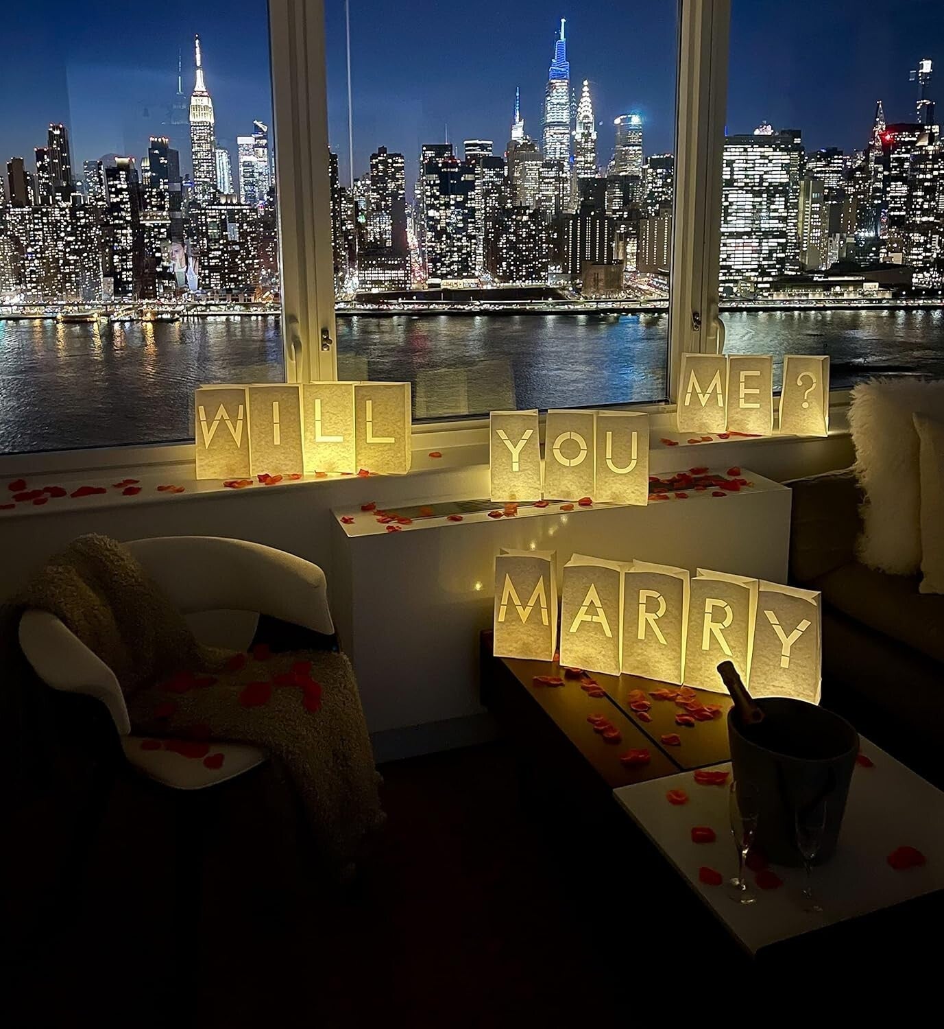 Transform Your Engagement Night - Luminary Bags with LED Lights for Proposals