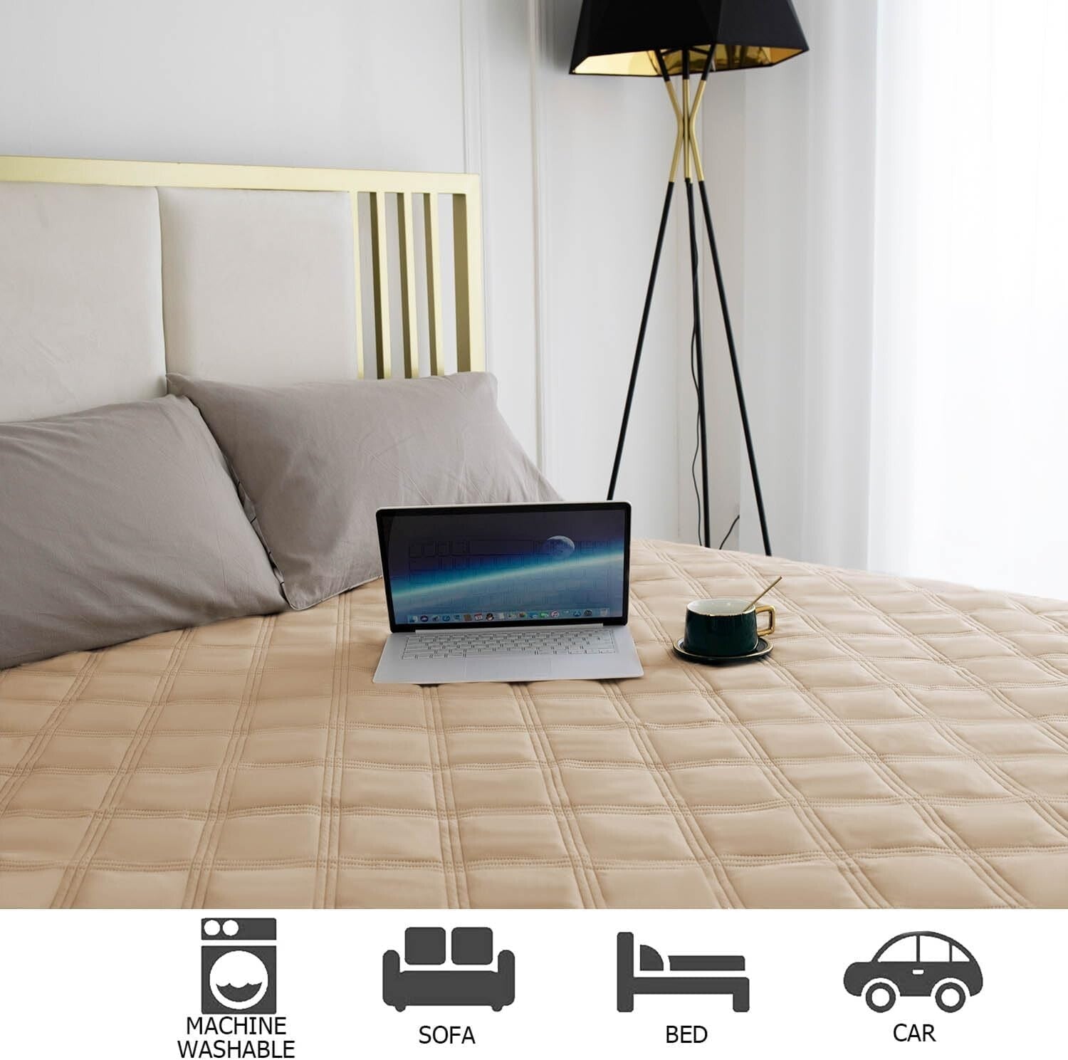 Sandproof, Tear-Resistant Dog Bed Cover – Machine Washable Sofa Protector