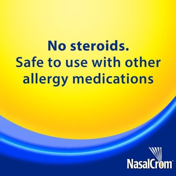 200 Count Allergy Nasal Spray - Prevents Symptoms, Non-Drowsy & Steroid-Free