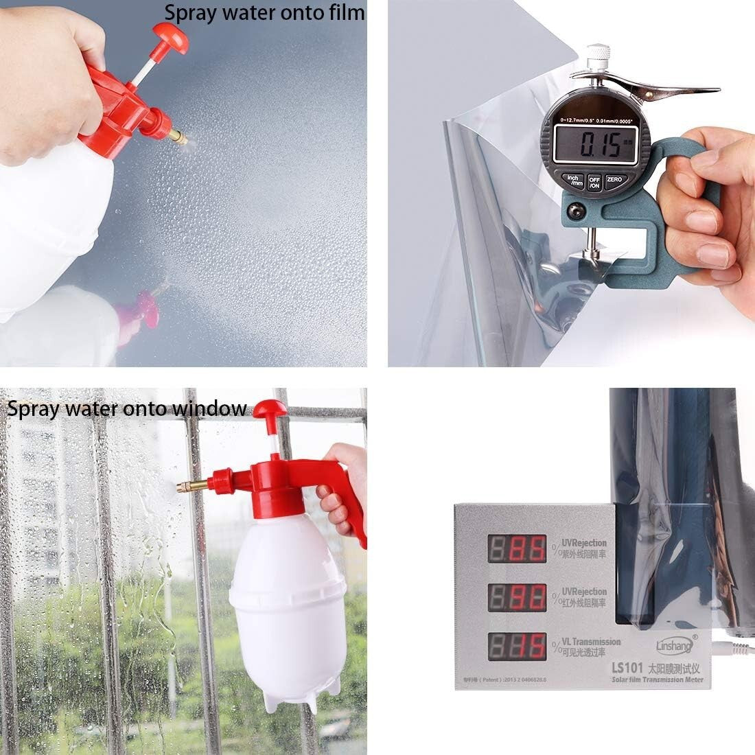 Advanced One Way Window Film with UV Protection - 35.4'' x 20' - Easy to Install