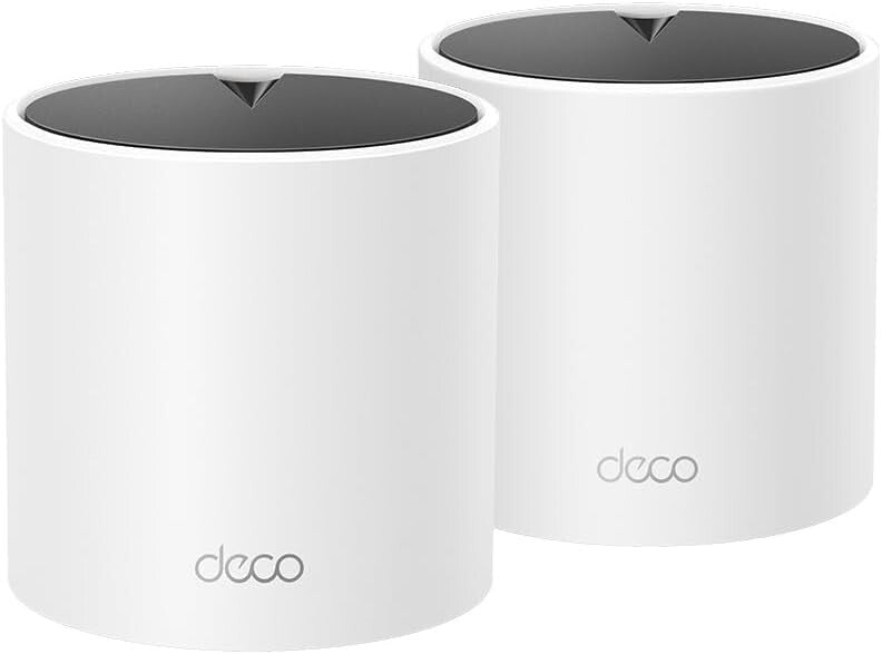 Deco X15 Wi-Fi 6 Mesh System - Replace Routers and Extenders, 2 Gigabit Ports