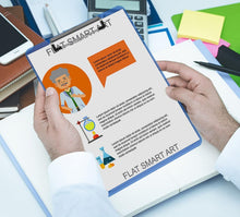 Load image into Gallery viewer, Smooth Surface Plastic Clipboards - 25 Pack, Low Profile Clips for Easy Use