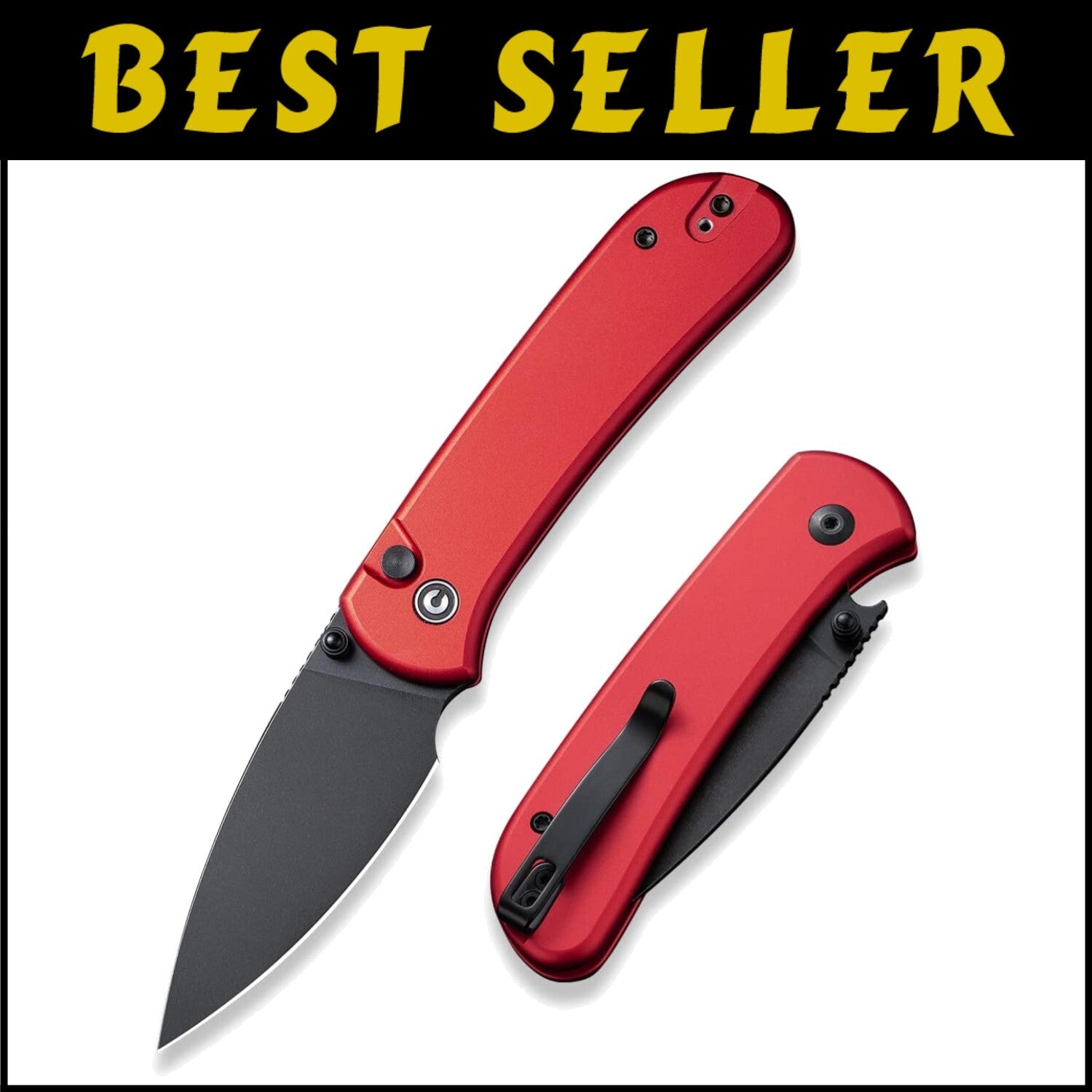 14C28N Blade Folding Knife with Deep-Carry Clip - Perfect Gift for Enthusiasts