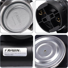 Load image into Gallery viewer, Super Loud 12V Air Horn - 150Db Black Electric Horn with Easy Install Harness