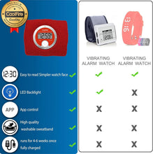 Load image into Gallery viewer, Comfortable Sweatband Vibrating Alarm Watch with Large Backlight LCD Display