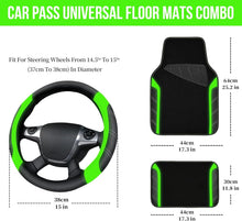 Load image into Gallery viewer, Durable Anti-Slip Steering Wheel Cover with Waterproof Car Mats for Protection