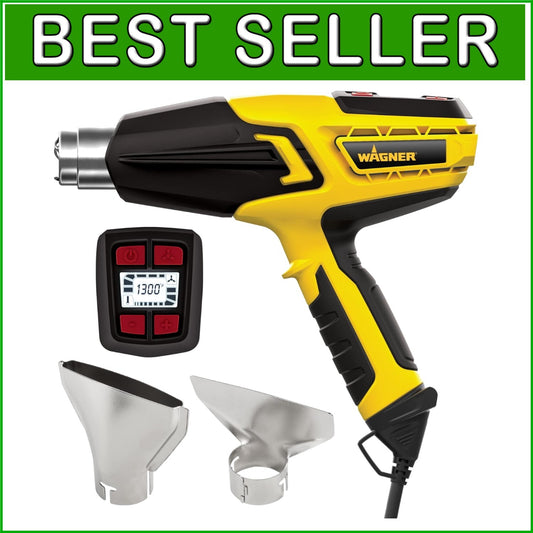 Precision Heat Gun with LCD Display & 2 Nozzles - Ideal for DIY Projects