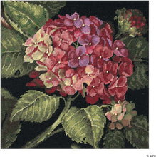 Load image into Gallery viewer, Stunning Blooming Hydrangea Needlepoint Craft Kit - Complete with Instructions