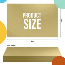 Load image into Gallery viewer, Multi-Purpose Gold Packing Paper - 480 Sheets, Perfect for Gifts and Moving