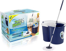 Load image into Gallery viewer, Award-Winning Hand Push Spin Mop with 2 Microfiber Heads - Effortless Cleaning