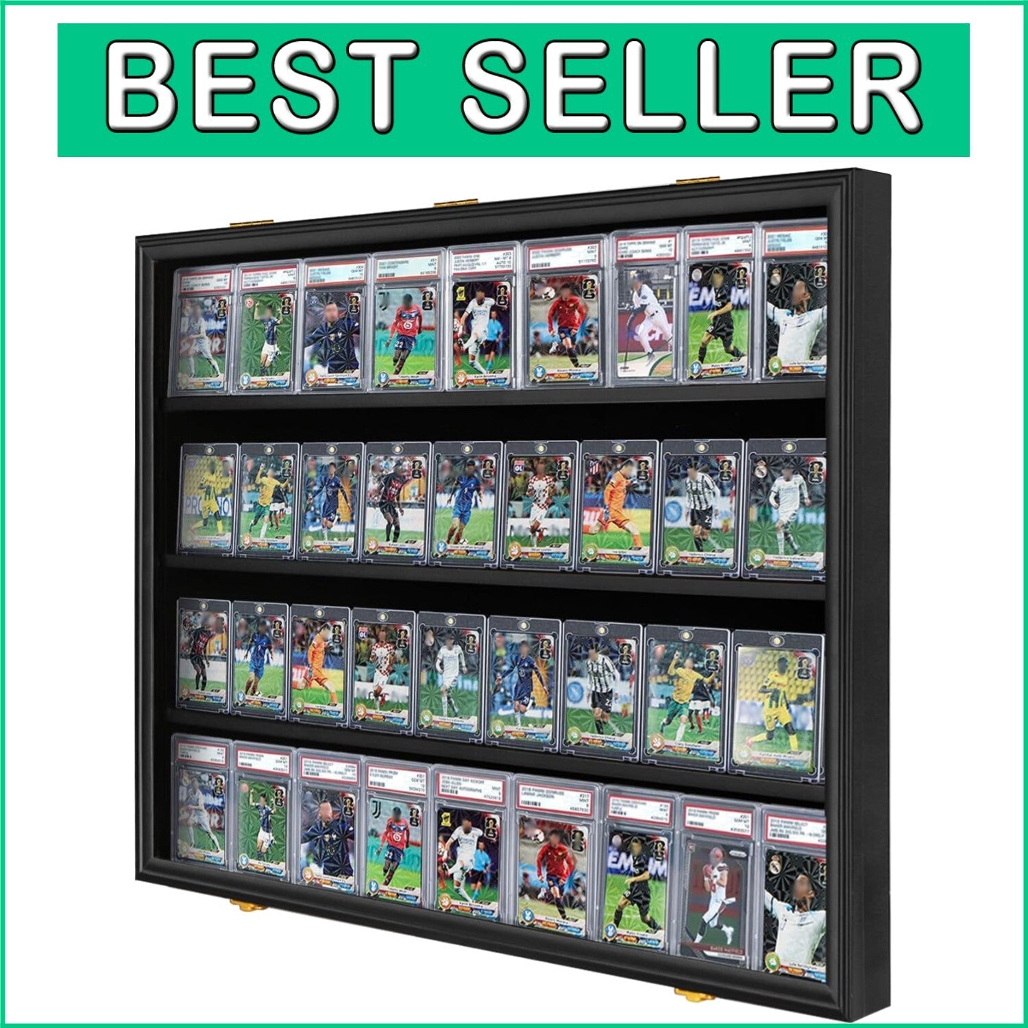 Acrylic Wall Mount Card Display Case - Protect Graded Baseball & Football Cards