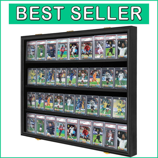 Acrylic Wall Mount Card Display Case - Protect Graded Baseball & Football Cards