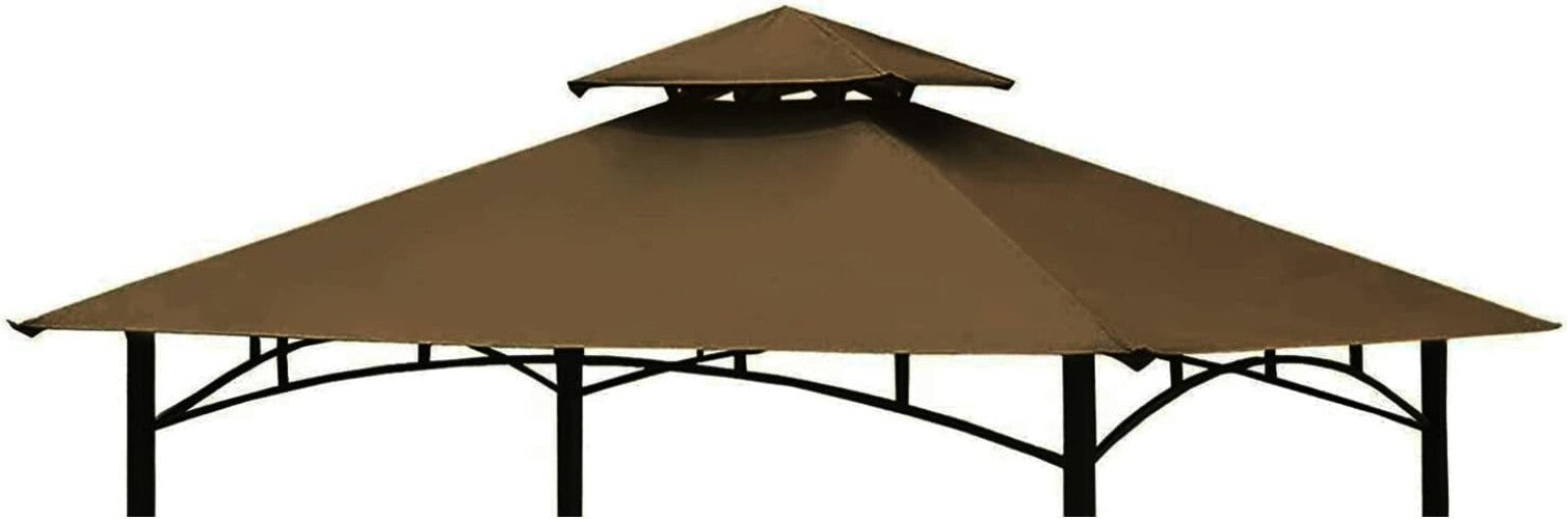 Easy-Install 5×8 Grill Canopy Top Cover - Fits L-GG001PST-F & Offers Ventilation