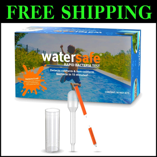 On-the-Spot Pool & Spa Bacteria Detection Kit - Accurate Results in 15 Minutes