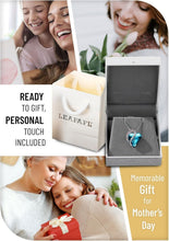 Load image into Gallery viewer, Personalized Infinity Heart Pendant Necklace - December Birthstone Jewelry Gift
