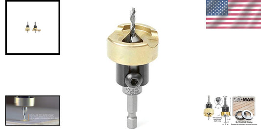 82° Countersink Drill Bit Set with Quick-Release Hex Shank for Precision Cutting