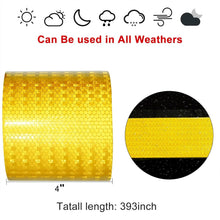 Load image into Gallery viewer, Versatile Reflective Tape, Waterproof &amp; Durable - 6" x 32.8' for Caution Marking