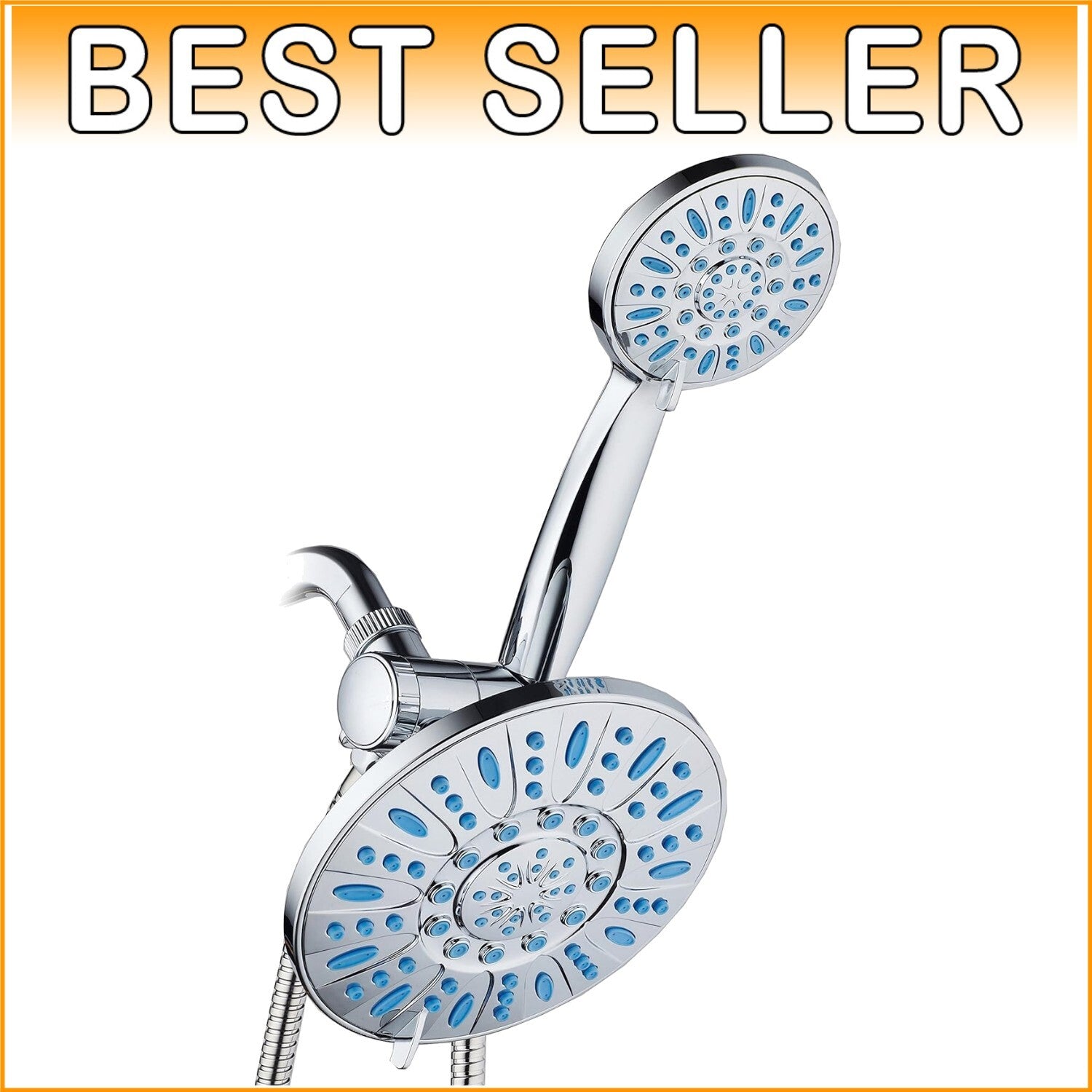 Elegant Rainfall Shower System with Antimicrobial Nozzles for Healthier Bathing