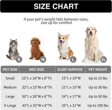 Load image into Gallery viewer, Plush Dog Bed for Medium to Large Dogs, Available in 4 Sizes - Machine Washable