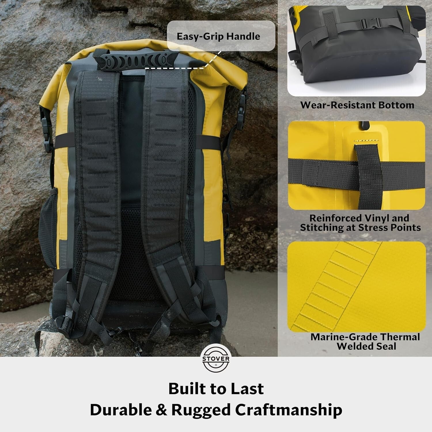 Ergonomic 40L Waterproof Backpack - Ultimate Floating Dry Bag for Adventurers